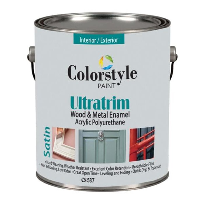 COLORSTYLE ULTRATRIM SATIN CS 587 - ΛΕΥΚΗ ΡΙΠΟΛΙΝΗ ΝΕΡΟΥ ΣΑΤΙΝΕ