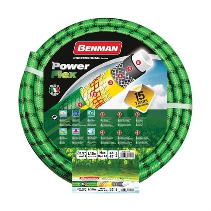 BENMAN ΛΑΣΤΙΧΟ POWERFLEX 1/2''